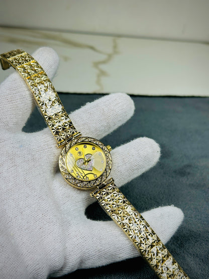 WOMEN LUXURY WATCH | HEART SHAPED DIAL