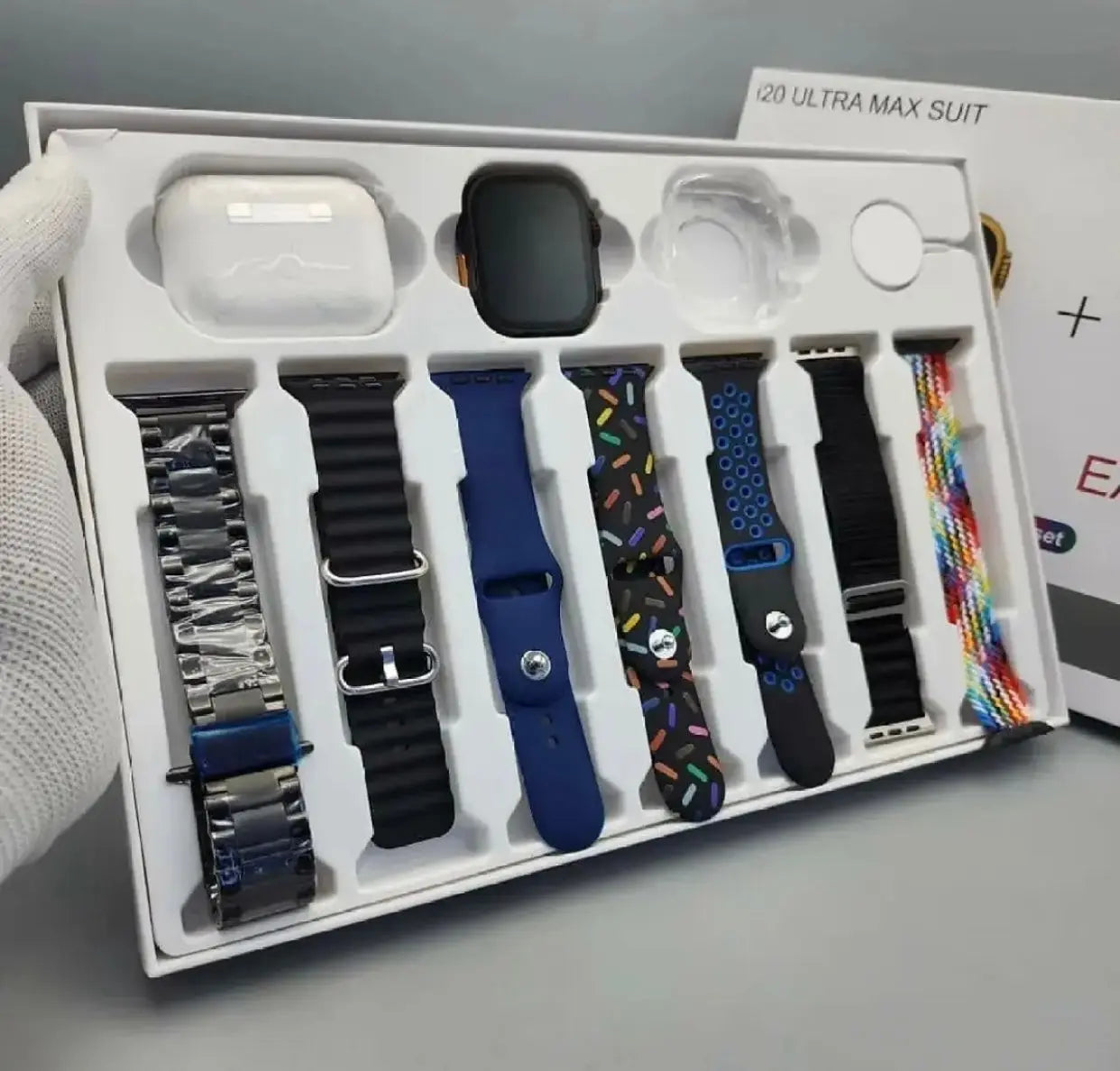 10 IN 1 WATCH ULTRA WATCH| AIRPODS | COVER | 7STRAPS |  HARGER
