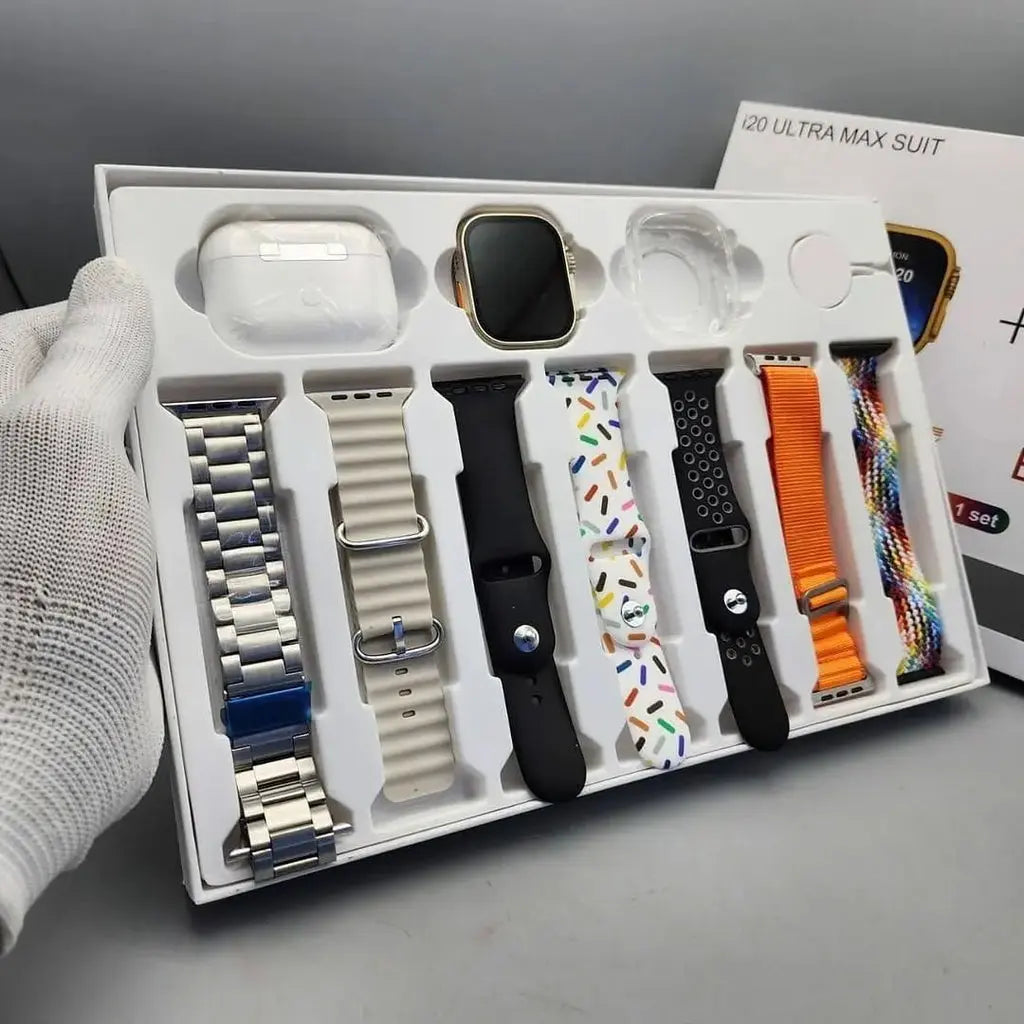 10 IN 1 WATCH ULTRA WATCH| AIRPODS | COVER | 7STRAPS |  HARGER