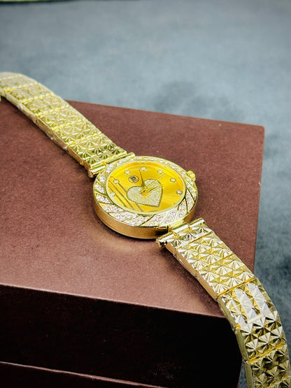 WOMEN LUXURY WATCH | HEART SHAPED DIAL