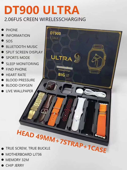 DT900 ULTRA WITH 7 STRAPS | COVER | CHARGER