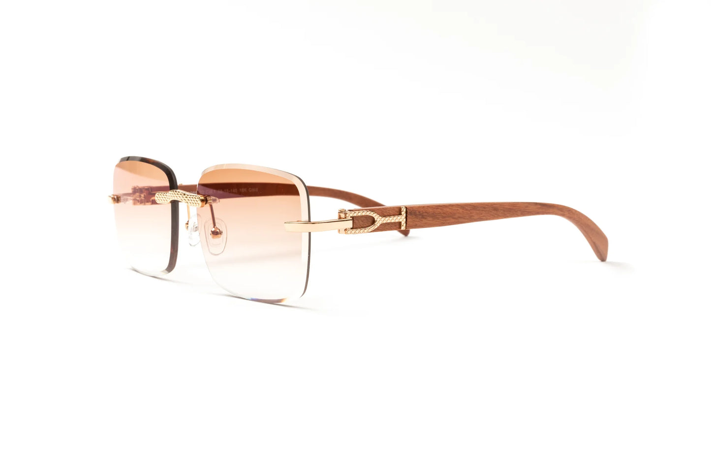Cartier Golden Wood Glasses