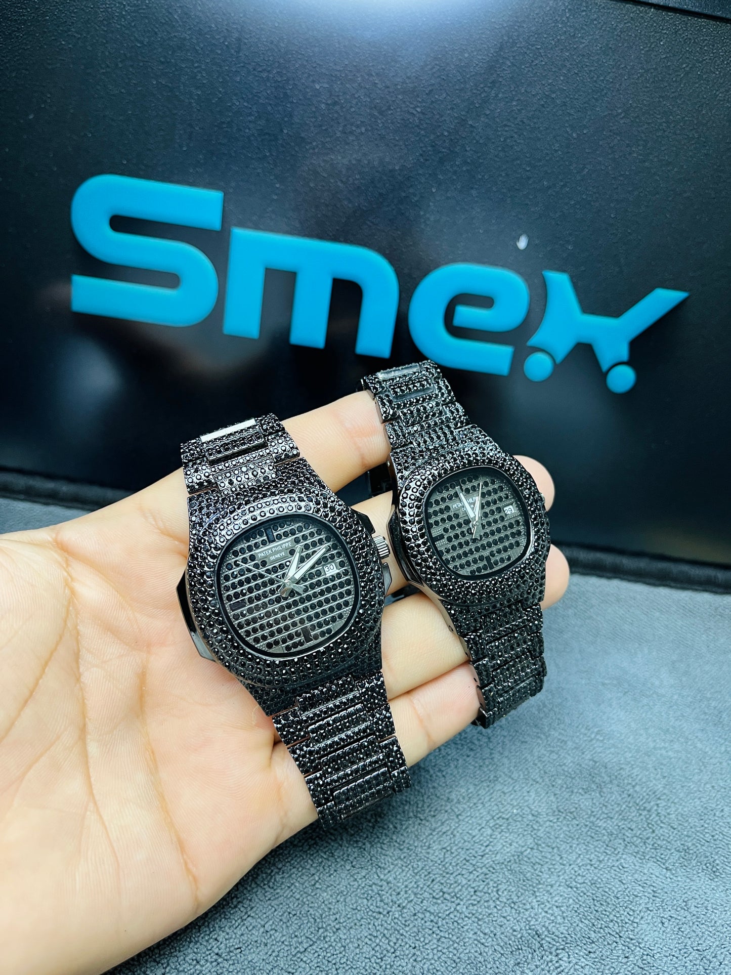 PATEK PHILIPPE ICED TONE COUPLE WATCH