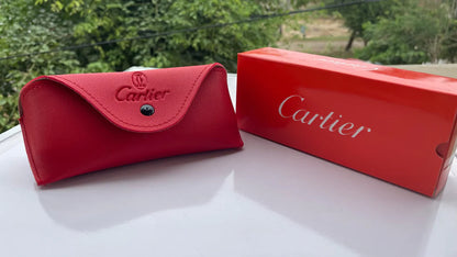 Cartier Golden Wood Glasses