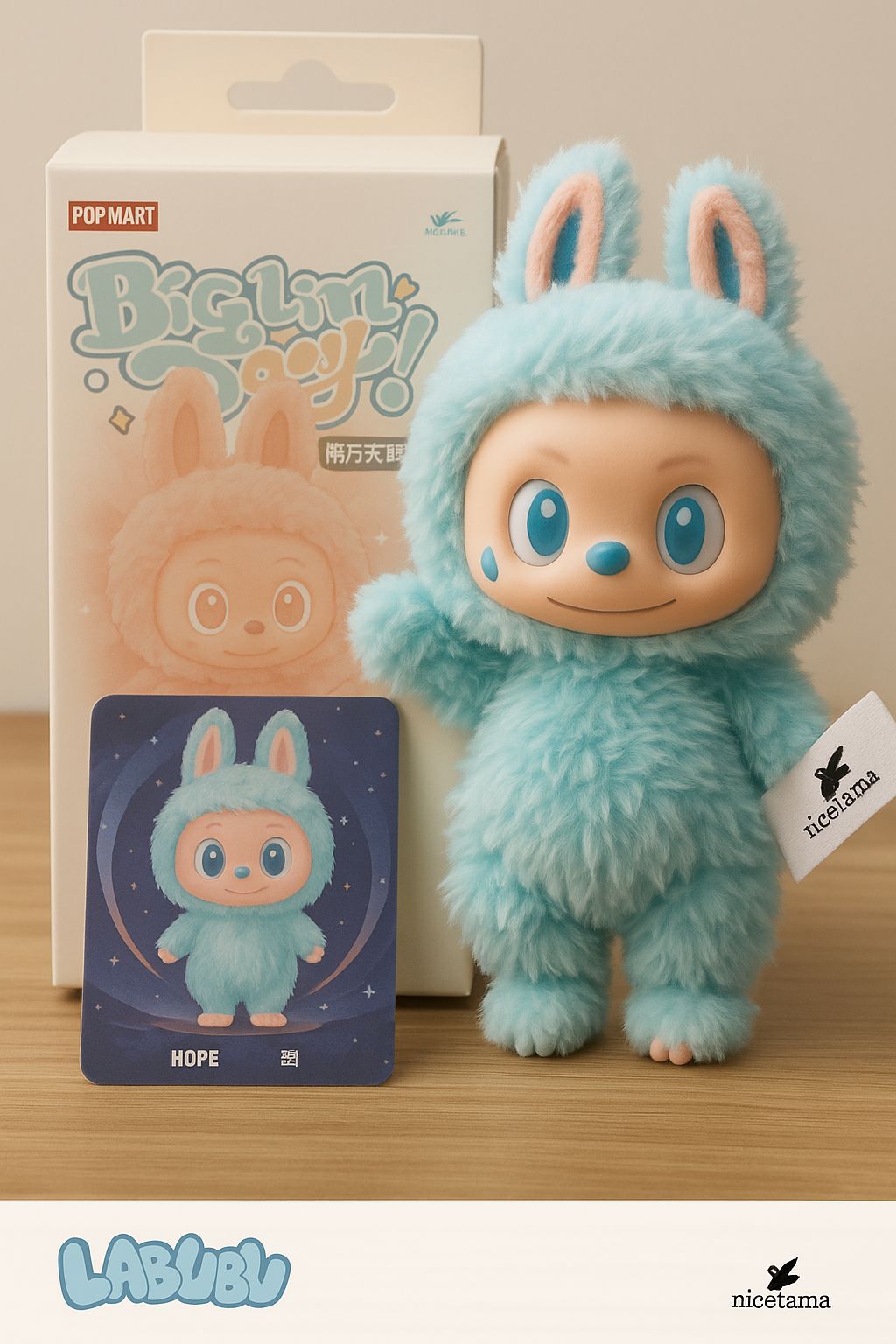 Labubu big into energy monster plush